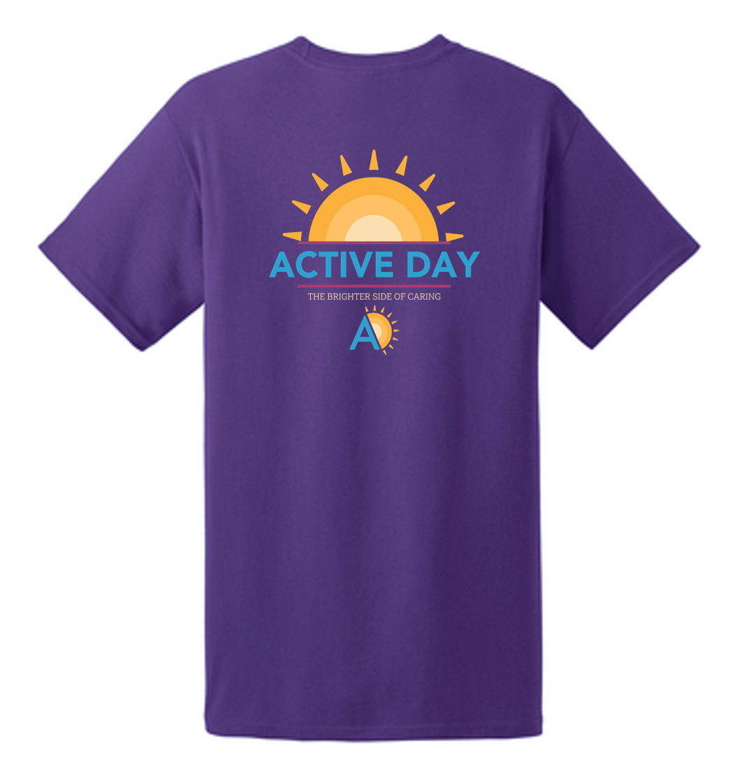 Active Day T-shirt - Purple