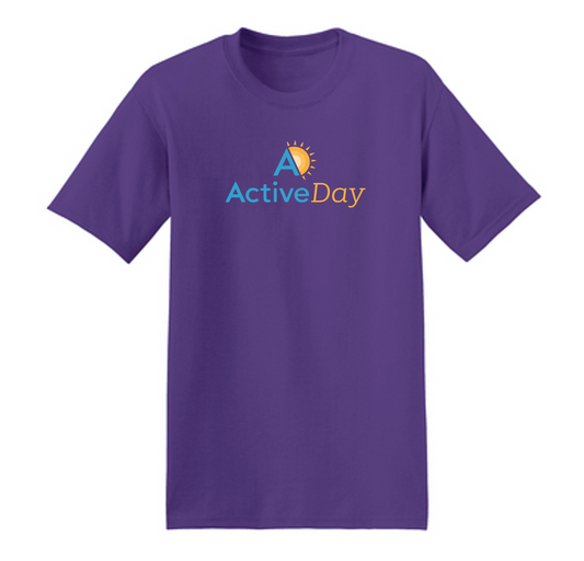 Active Day T-shirt - Purple